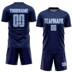 Light Uniform Jersey Geometric Sports Blue-White Soccer Shape Custom Navy Sublimation Light Uniform Jersey Geometric Sports Blue-White Soccer Shape Custom Navy Sublimation
