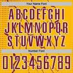 Sublimation Uniform Lightning Crimson-White Soccer Jersey Sports Gold Custom Sublimation Uniform Lightning Crimson-White Soccer Jersey Sports Gold Custom