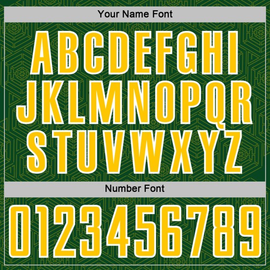 Jersey Sublimation Shape Uniform Custom Green Geometric Soccer Yellow-White Sports Jersey Sublimation Shape Uniform Custom Green Geometric Soccer Yellow-White Sports