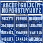 Blue-White Royal Uniform Sports Jersey Light Custom Lines Sublimation Soccer