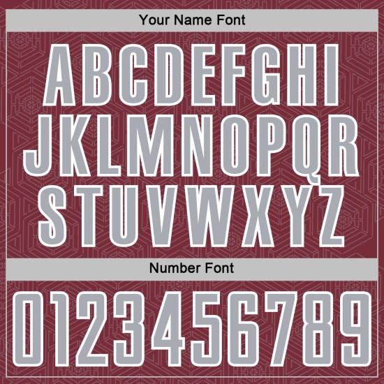 Sports Geometric Sublimation Gray-White Uniform Jersey Shape Custom Burgundy Soccer Sports Geometric Sublimation Gray-White Uniform Jersey Shape Custom Burgundy Soccer