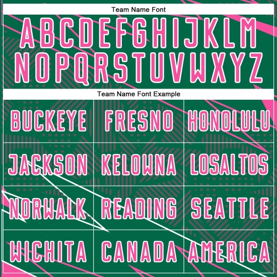 Kelly Sports Pink-White Sublimation Custom Uniform Soccer Lines Jersey Green Kelly Sports Pink-White Sublimation Custom Uniform Soccer Lines Jersey Green